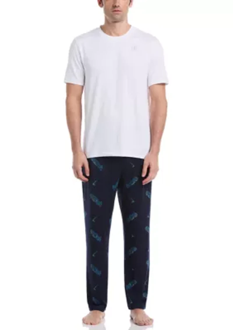 Soft Touch Neon Golf Clubs Sleep Pants