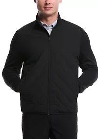 Men's Full Zip Fiber-Fill Long Sleeve Golf Jacket
