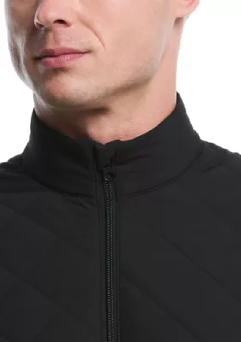 Men's Full Zip Fiber-Fill Long Sleeve Golf Jacket