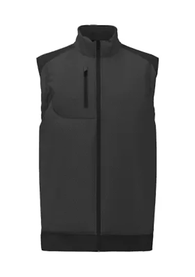 Men's Printed Fiber-Fill Hooded Golf Vest