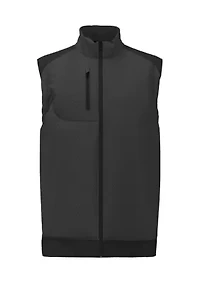 Men's Printed Fiber-Fill Hooded Golf Vest