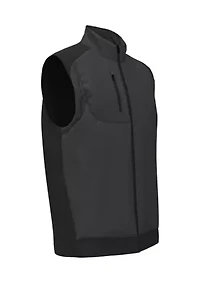 Men's Printed Fiber-Fill Hooded Golf Vest