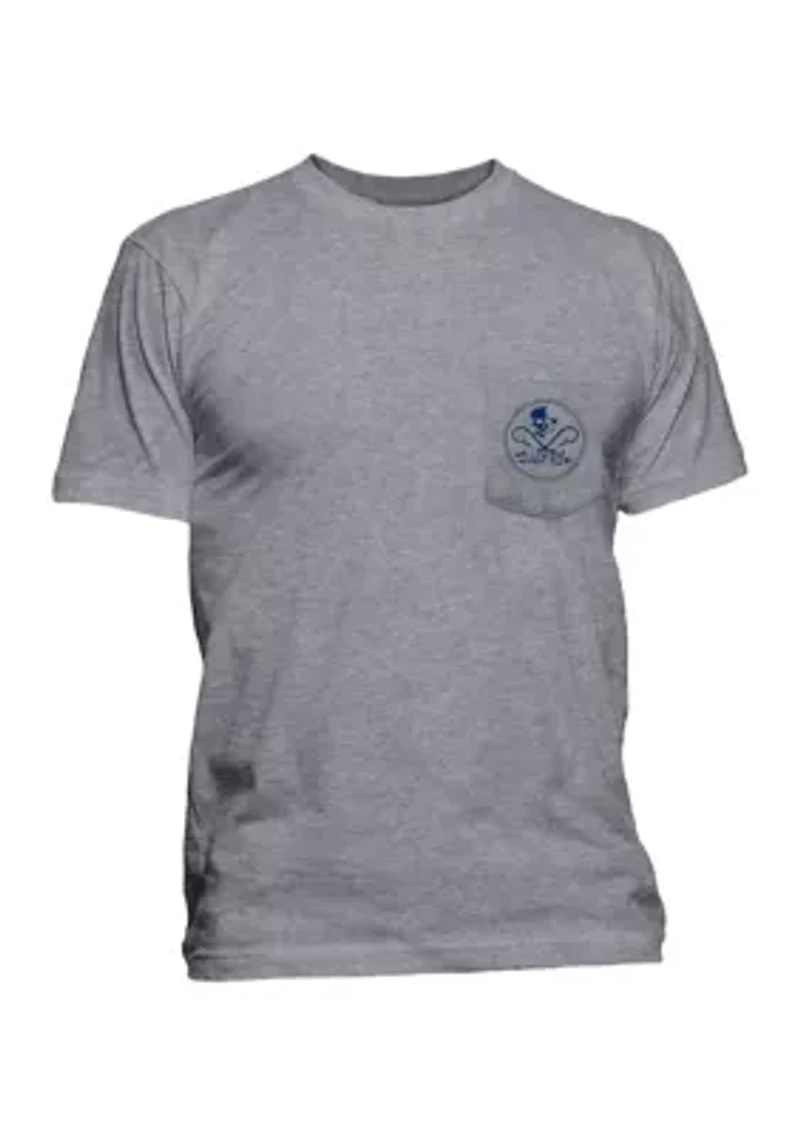 Big & Tall Skull and Hooks Graphic T-Shirt