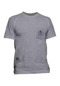Big & Tall Skull and Hooks Graphic T-Shirt