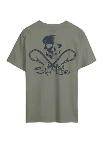 Skull and Hook Short Sleeve Graphic T-Shirt