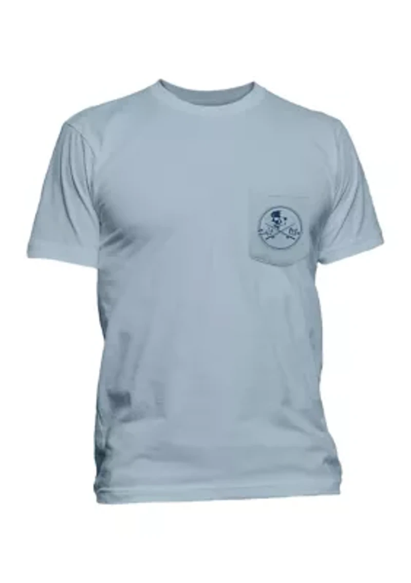 Salt Life Men’s Skull and Poles 30’s Tee