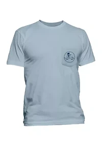 Salt Life Men’s Skull and Poles 30’s Tee