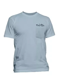 Hook Line and Sinker Fade Short Sleeve Graphic Tee