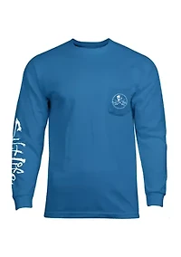 Men’s Skull and Pole Long Sleeve Tee