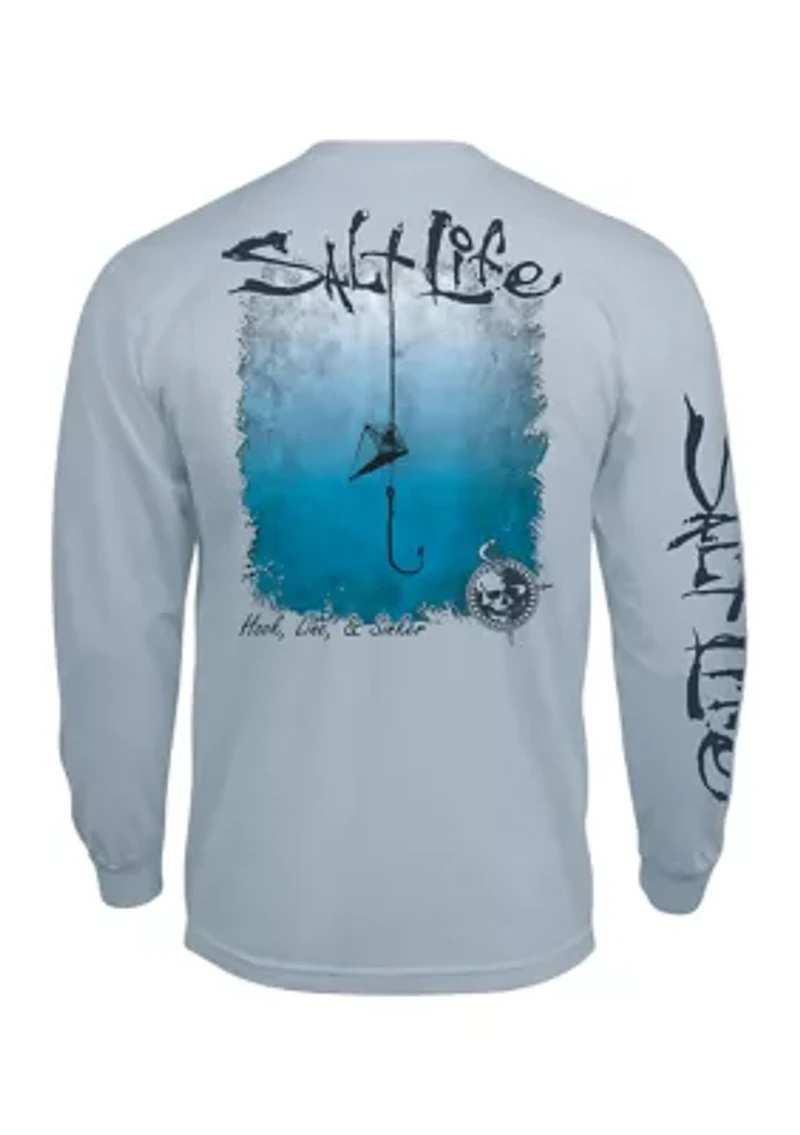 Hook Line and Sinker Long Sleeve Pocket Tee