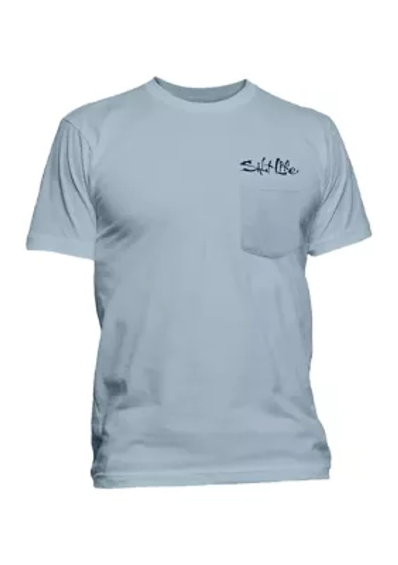 Big & Tall Blue Brew Crab Graphic T-Shirt