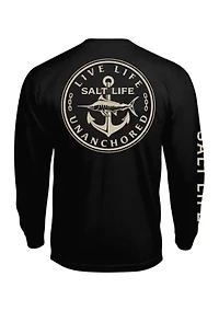 Long Sleeve Live Life Unanchored Graphic T-Shirt