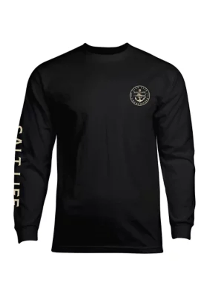 Long Sleeve Live Life Unanchored Graphic T-Shirt