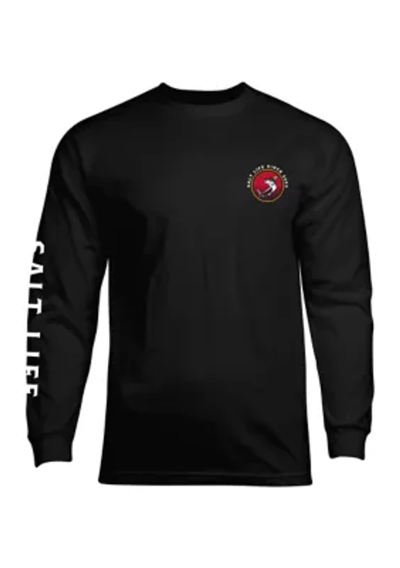 Long Sleeve Built Salty Graphic T-Shirt