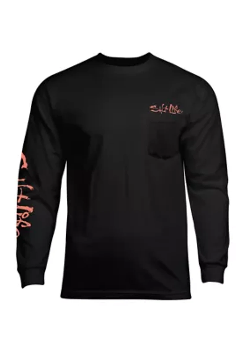 Reel Escape Long Sleeve Graphic T-Shirt