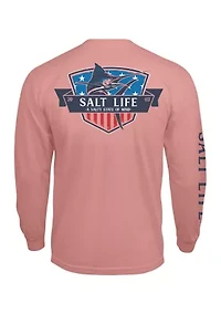 Long Sleeve Marlin State of Mind Graphic T-Shirt