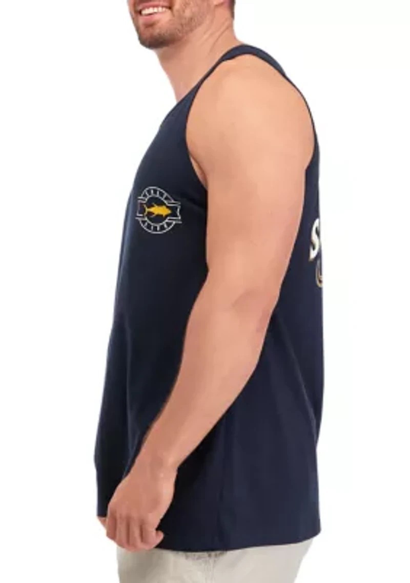 Big & Tall Reel Livin' Graphic Tank Shirt