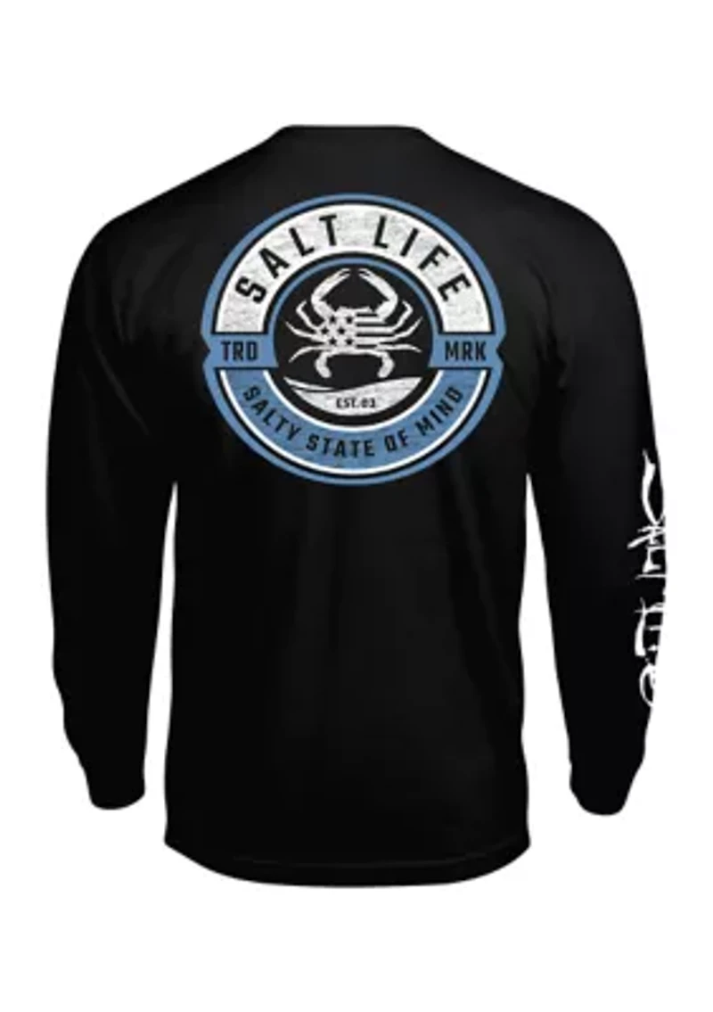 Men's Tall Blue Crab Proud Graphic T-Shirt