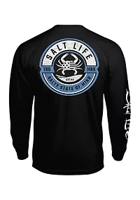 Men's Tall Blue Crab Proud Graphic T-Shirt