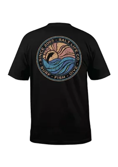 Men's Tall Sunset West Graphic T-Shirt