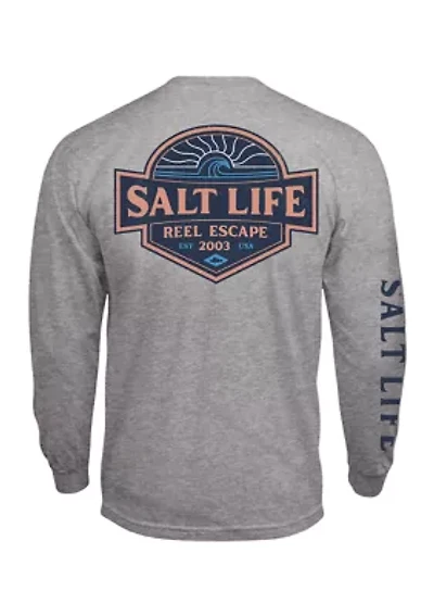 Men's Tall Easy Days Long Sleeve Graphic T-Shirt