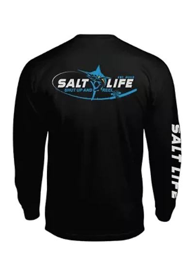 Men's Big Reel Time Long Sleeve Graphic T-Shirt