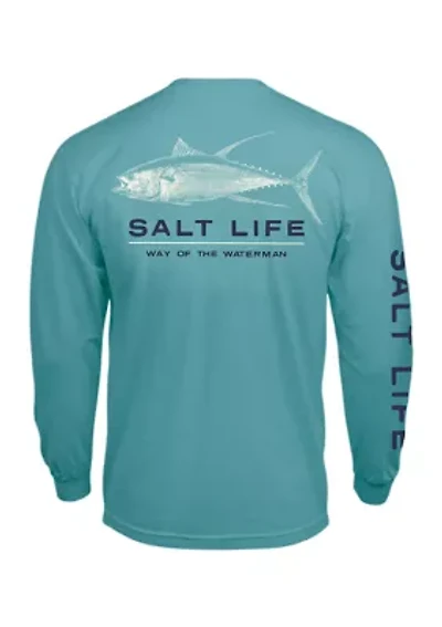 Men's Tall Deep Ventures Long Sleeve Graphic T-Shirt