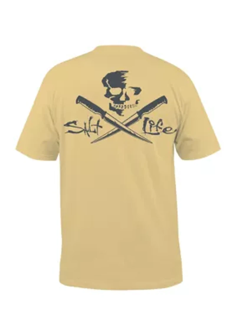 Skull and Fillet Short Sleeve Graphic T-Shirt