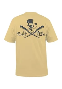 Skull and Fillet Short Sleeve Graphic T-Shirt