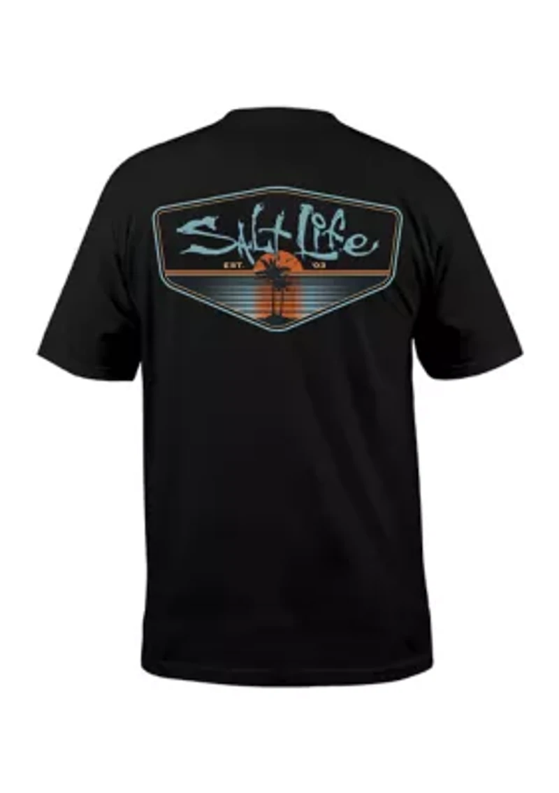 Short Sleeve Private Island Graphic T-Shirt