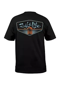 Short Sleeve Private Island Graphic T-Shirt