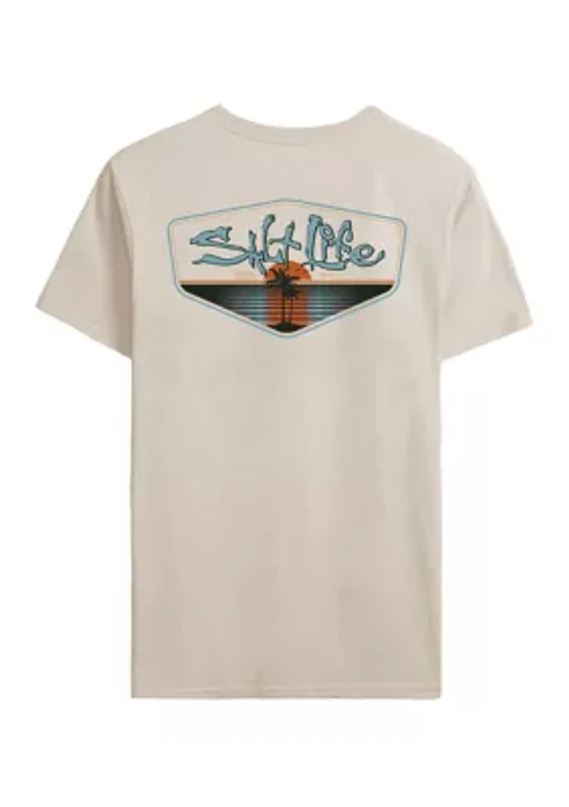 Short Sleeve Private Island Graphic T-Shirt