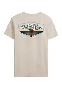 Short Sleeve Private Island Graphic T-Shirt