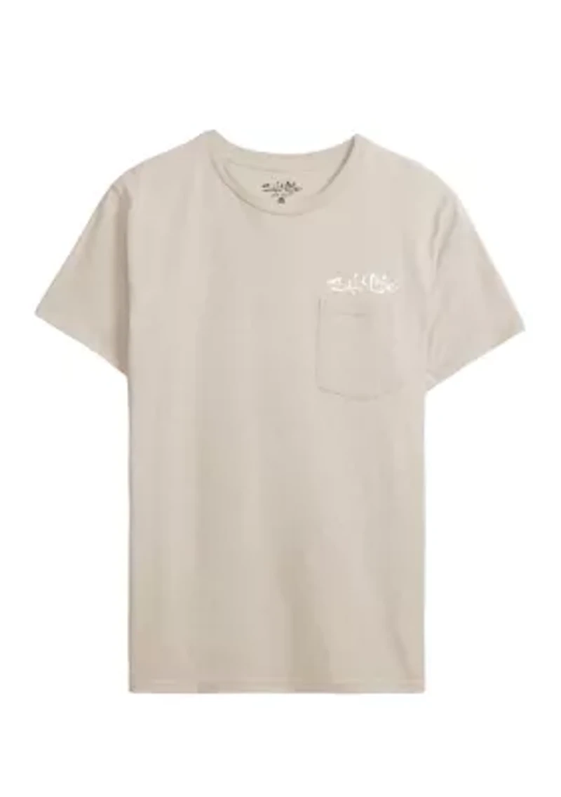 Short Sleeve Private Island Graphic T-Shirt