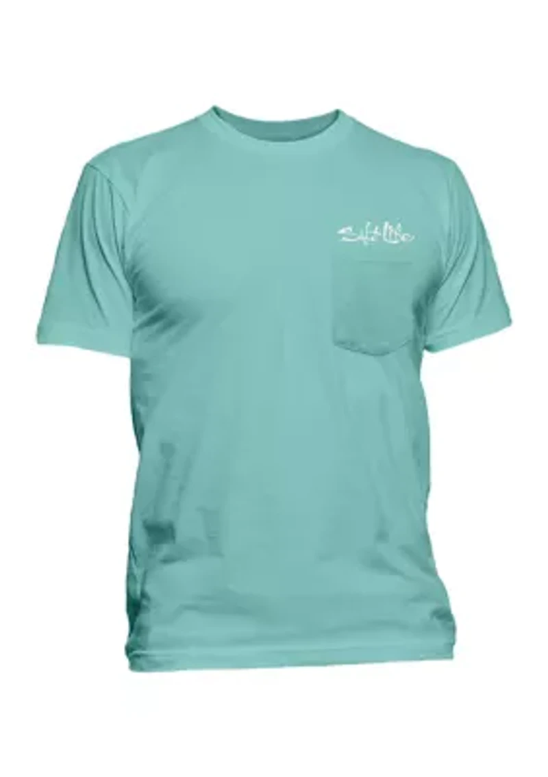 Short Sleeve Private Island Graphic T-Shirt