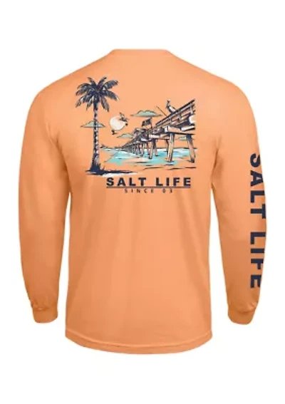 Pierside Long Sleeve Graphic T-Shirt