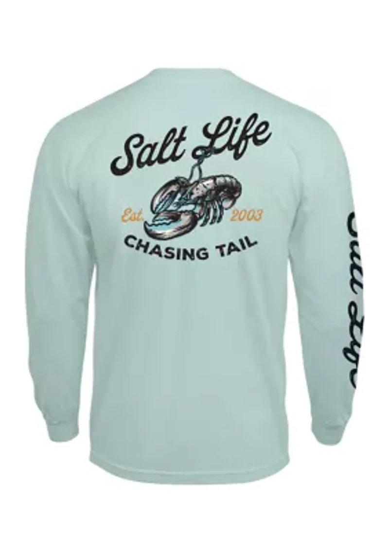 Long Sleeve Clawed Catch Graphic T-Shirt