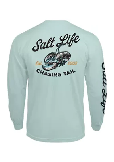 Long Sleeve Clawed Catch Graphic T-Shirt