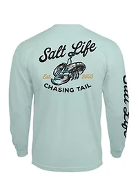 Long Sleeve Clawed Catch Graphic T-Shirt