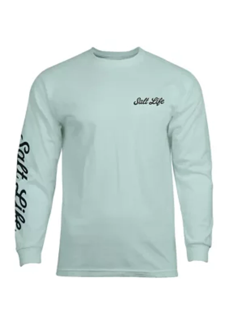Long Sleeve Clawed Catch Graphic T-Shirt