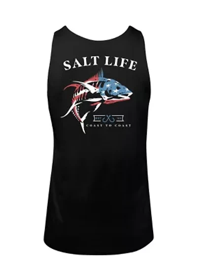 Men's Tall United We Fish Graphic Tank