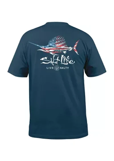 Men's Sailfish N' Bones Short Sleeve Graphic T-Shirt