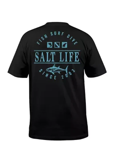 Big & Tall Short Sleeve Sea to Graphic T-Shirt