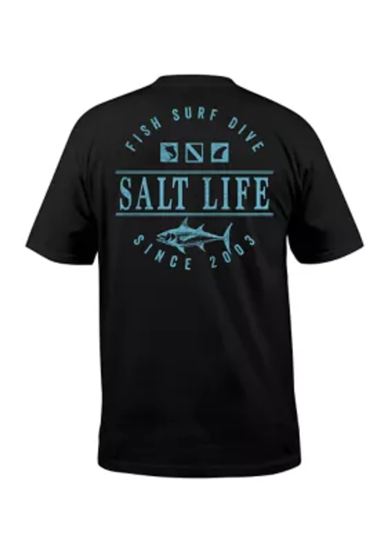 Big & Tall Short Sleeve Sea to Graphic T-Shirt