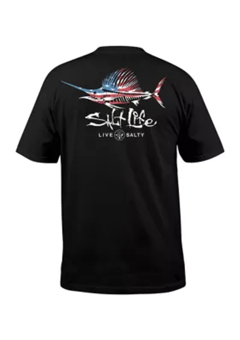 Men's Big Sailfish N' Bones Short Sleeve Shirt
