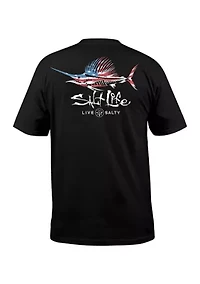 Men's Big Sailfish N' Bones Short Sleeve Shirt