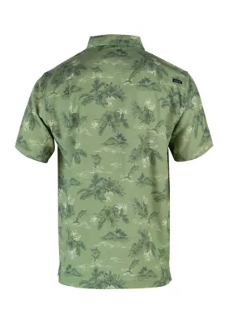 Ohana Printed Button Up Shirt
