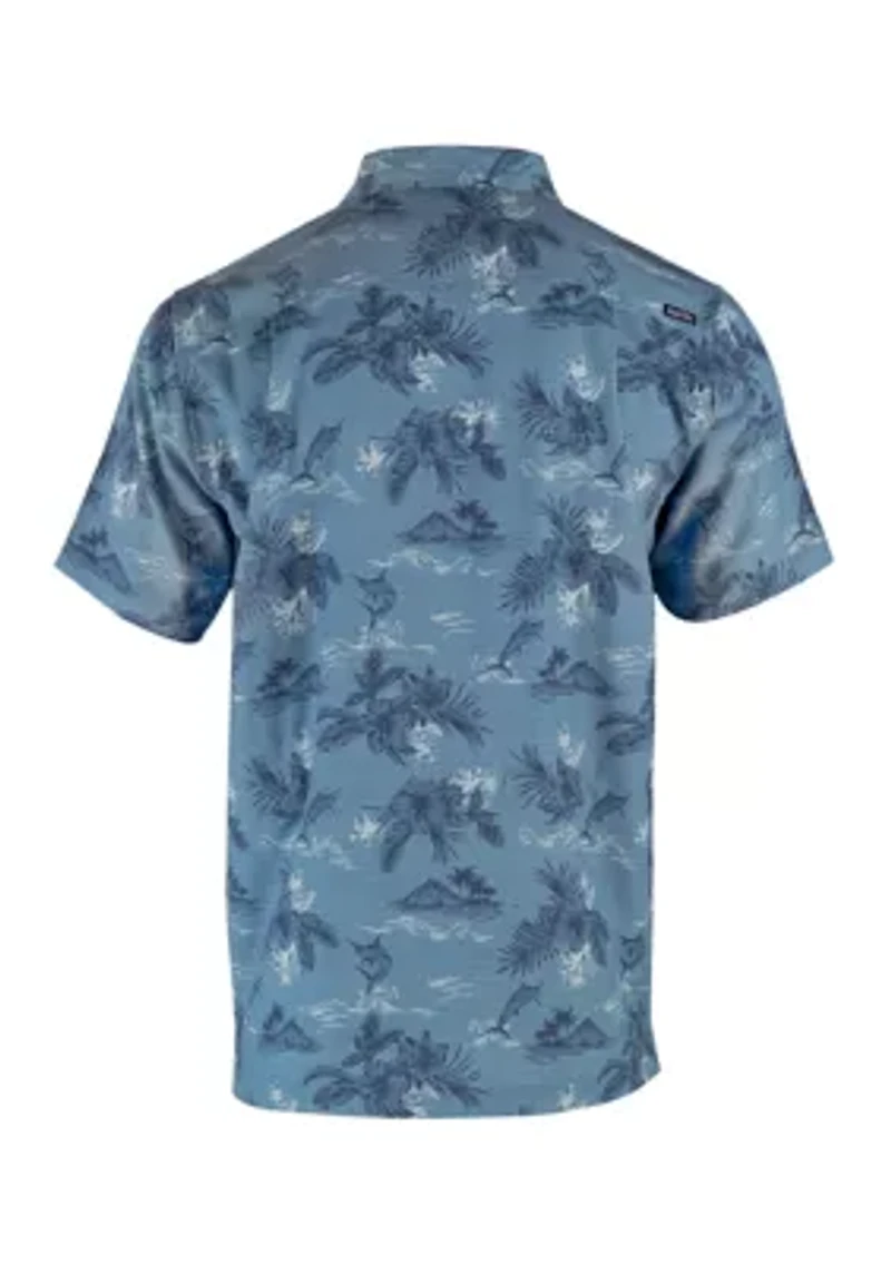 Ohana Printed Button Up Shirt