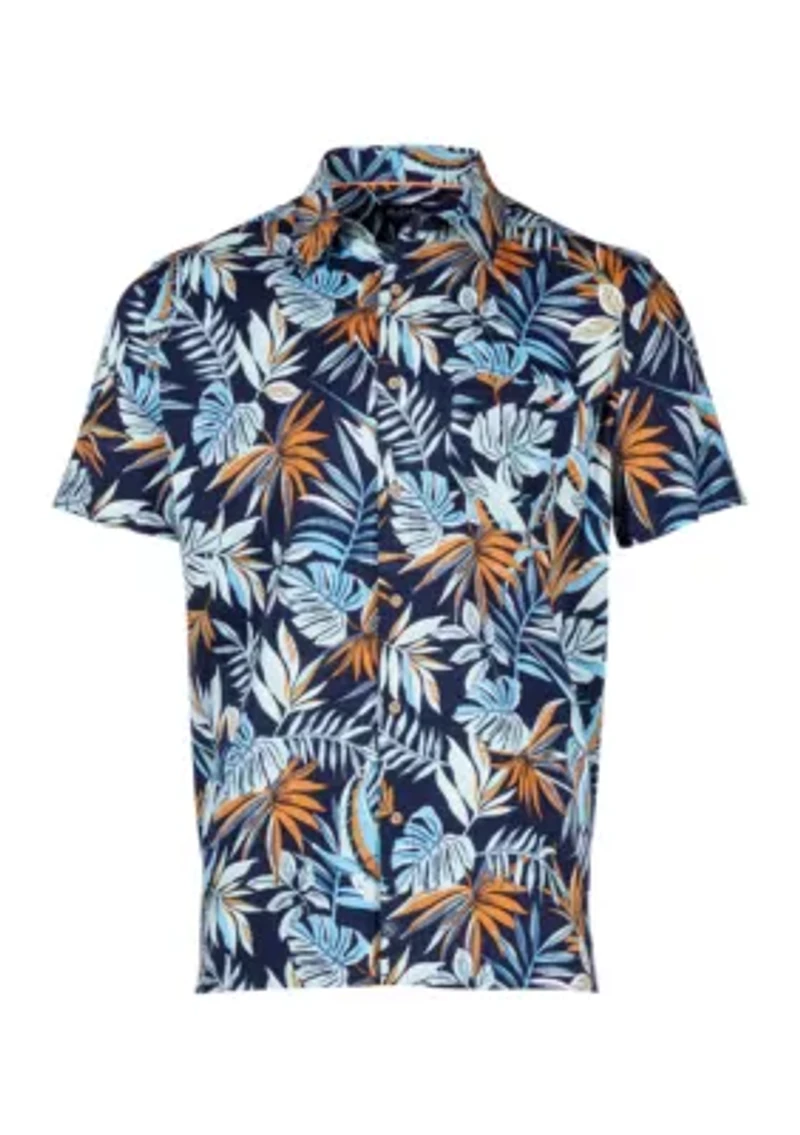 Lush Canopy Short Sleeve Button Down Shirt
