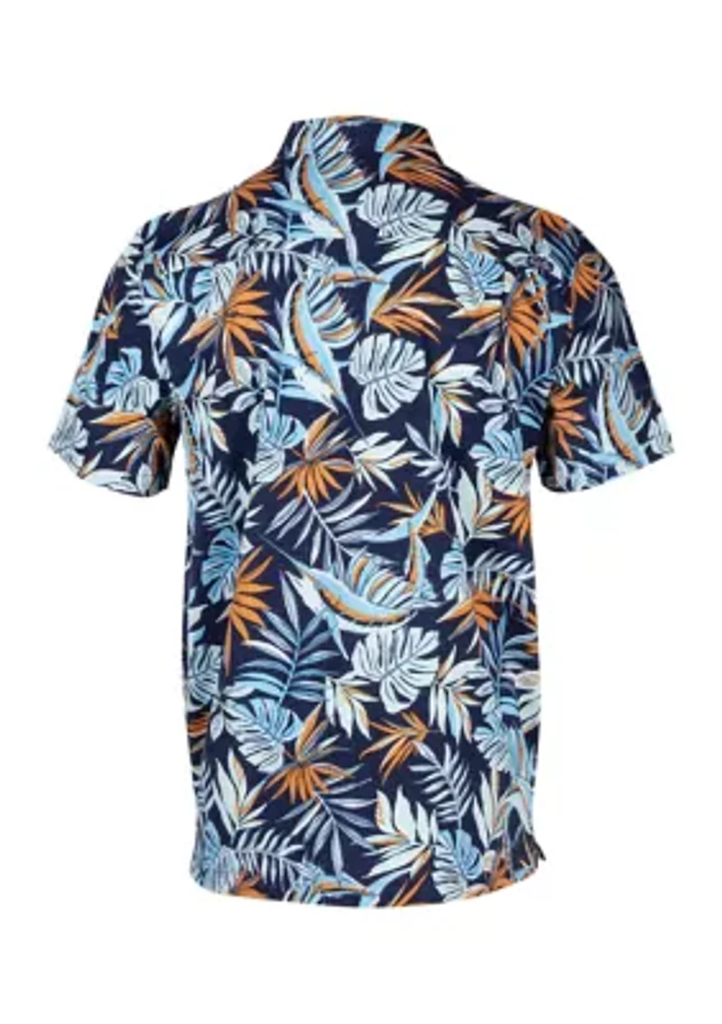 Lush Canopy Short Sleeve Button Down Shirt